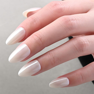 Solar Nails White Tip – Elegant Long-Lasting French Look 2025
